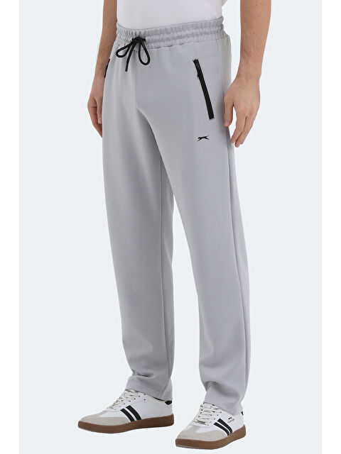 SLAZENGER KINGSTOR I Erkek Fermuar Cepli Gri Eşofman Altı - S000515285-20600