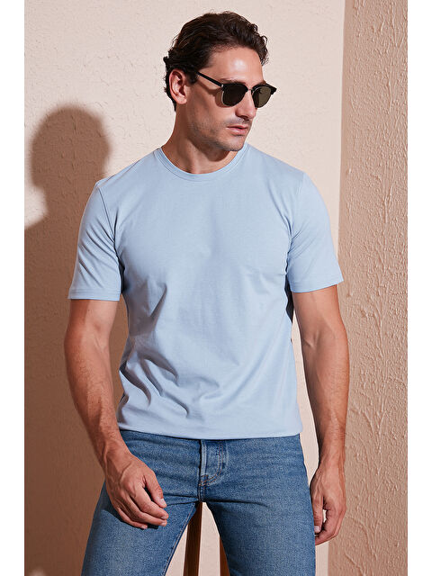 Buratti Pamuklu Regular Fit Bisiklet Yaka %100 Pamuk Tişört 59020204 - S000421662-17437