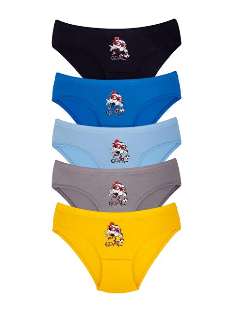 Domikids Erkek Çocuk Pamuklu Külot 5'Li Paket - S000175487-2527