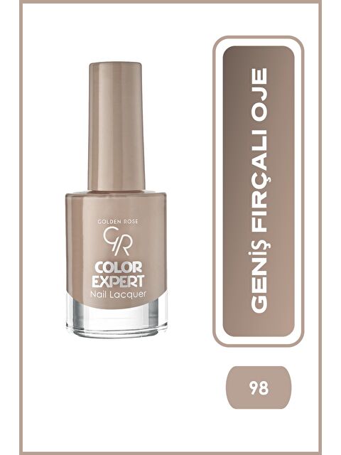 GOLDEN ROSE Color Expert Nail Lacquer No: 98 Ecru - Geniş Fırçalı Oje