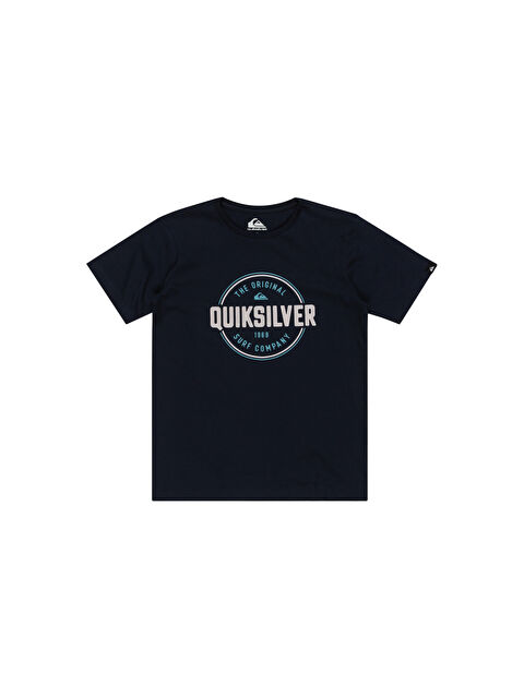 Quiksilver Circle Up Youth Erkek Çocuk Mavi Tişört - S000500844-21164