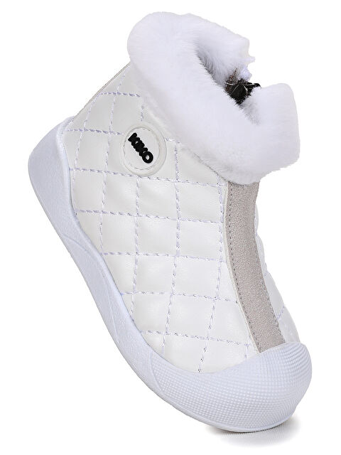 Kiko Kids Biser Fermuarlı Termo Taban Kız Bebek Bot Ayakkabı - S000487987-20063
