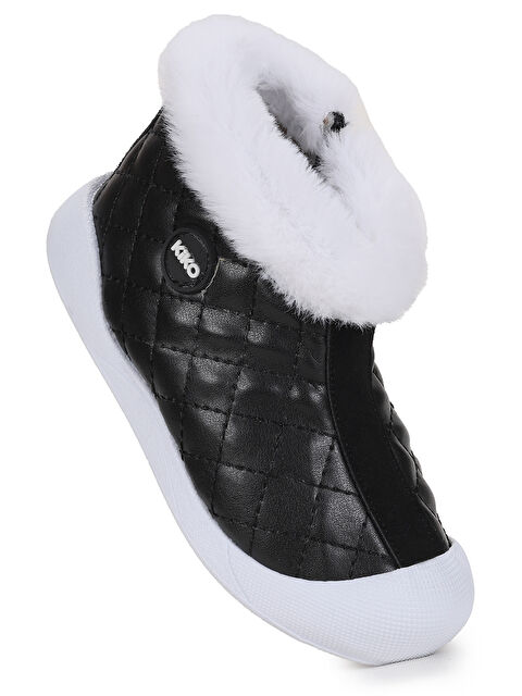 Kiko Kids Biser Fermuarlı Termo Taban Kız Bebek Bot Ayakkabı - S000487987-19351