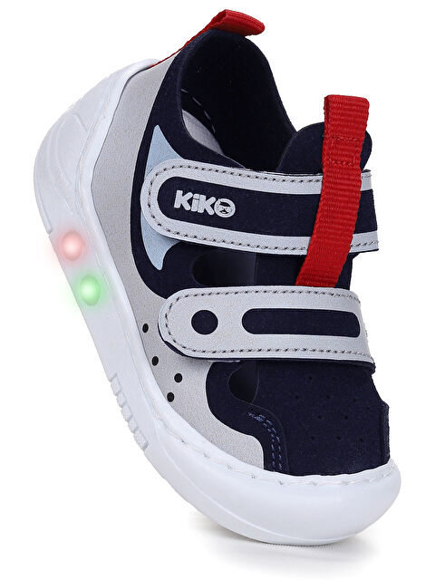 Kiko Kids Nera Cırtlı Işıklı Erkek Bebek Yürüyüş Spor Ayakkabı - S000487986-37350