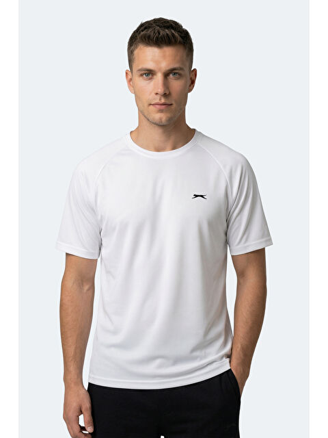 SLAZENGER REDTAIL Erkek Beyaz Tişört