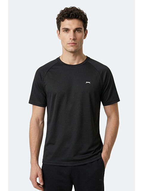 SLAZENGER REDTAIL Erkek Siyah Tişört