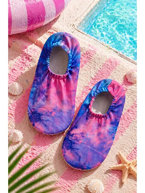 ZUZUNGA Bulut Efektli Renkli Kaymaz Taban Bebek - Çocuk Deniz Ayakkabısı