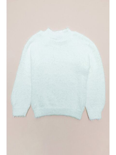 Fullamoda Sakallı Dik Yaka Kız Çocuk Kazak - S000473012-20063