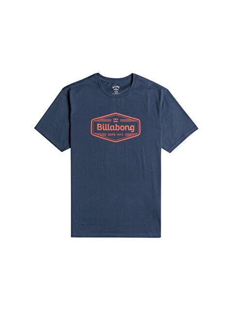 Billabong Trademark Ss Erkek Mavi Tişört - S000443282-21164