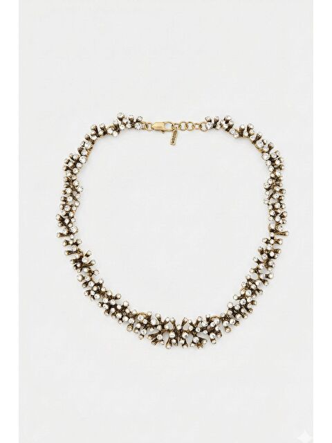 New Obsessions Taşlı Mercan Kolye - Altın - S000529759-20076