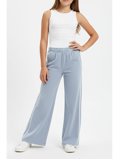 Modanino Kız Çocuk Oysho Kumaş Eşofman Alt Çift Biyeli 6-14 Yaş 12458 - S000486484-17234