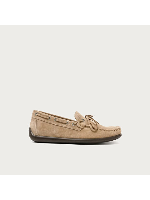 Frau Erkek Klasik Ayakkabı 14D9 CASTORO Casual Suede Boat Lofers