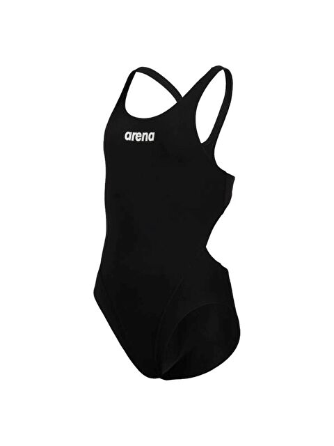 Arena Team Swimsuit Tech Solid Çocuk Siyah Yüzücü Mayosu 004764550 - S000434618-19351