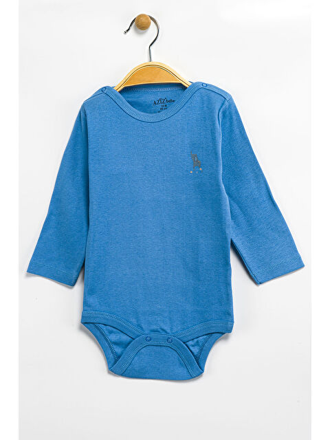AZİZ BEBE Erkek Kız Bebek Çıtçıtlı % 100 Pamuk Body & Zıbın 0 Ay - 12 Ay - S000486735-14930