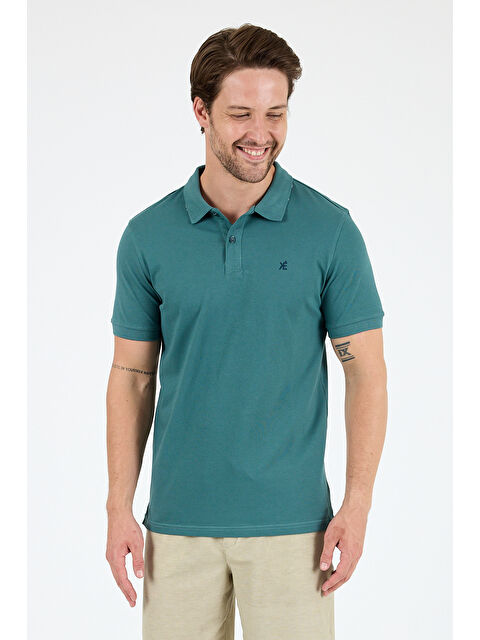 Rodi Polo Yaka Kısa Kollu Pike Erkek %100 Pamuk Tişört - S000416984-20019