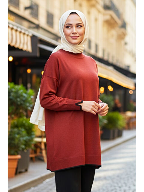 Remsa Basic Örme Merserize Tunik 17036 Bordo - S000494602-19951