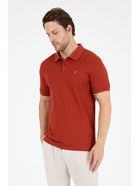 Rodi Polo Yaka Kısa Kollu Pike Erkek %100 Pamuk Tişört - S000416984-18657