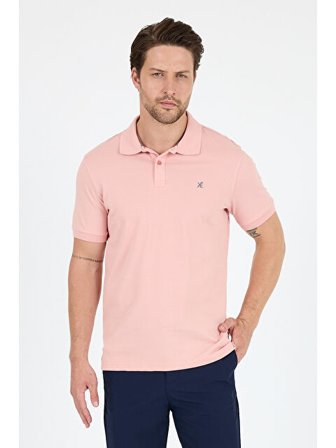 Rodi Polo Yaka Kısa Kollu Pike Erkek %100 Pamuk Tişört - S000416984-20024