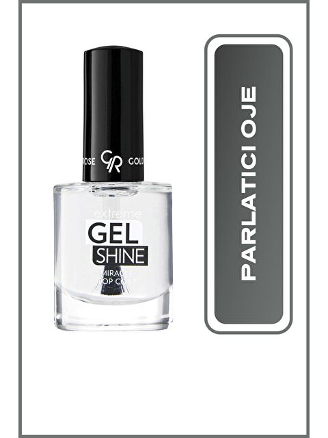 GOLDEN ROSE Extreme Gel Shine Coat - Miracle Top Coat - Parlatıcı Oje