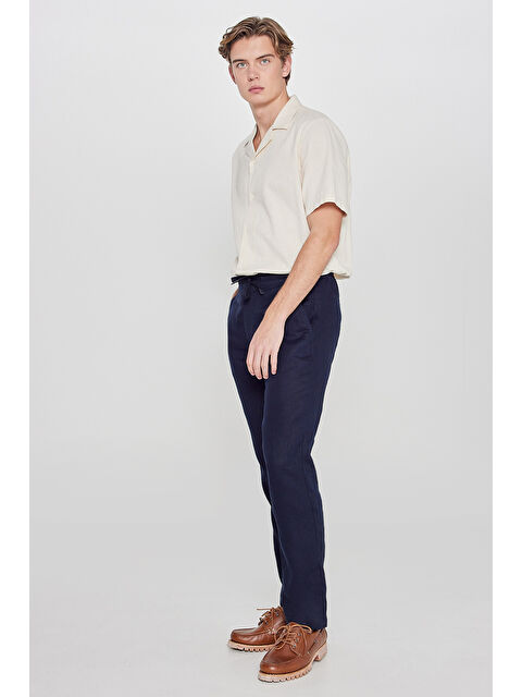 Lee %100 Keten Regular Fit Cepli Pantolon