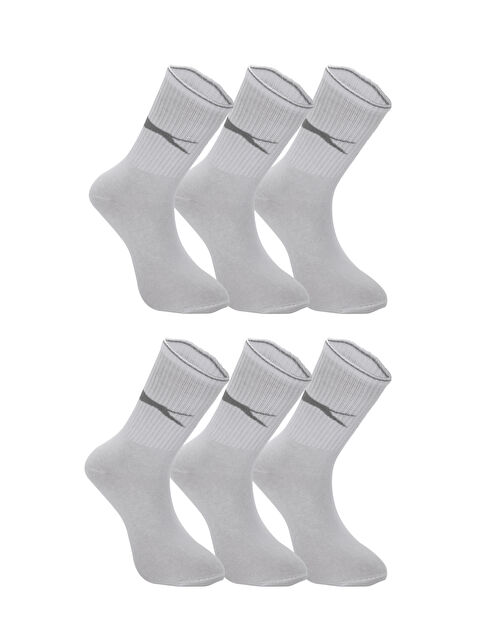 SLAZENGER JAGO 6 lı Set Erkek Beyaz Çorap - S000495962-20063