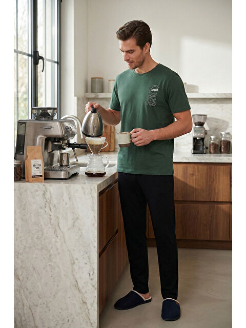 Buratti Pamuklu Regular Fit Baskılı Pijama Takımı 6096160 - S000526587-18194