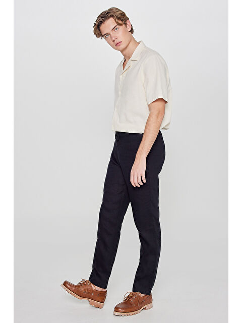 Lee %100 Keten Regular Fit Cepli Pantolon
