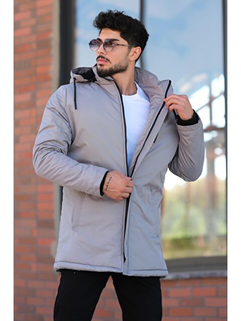 Stilkombin Stil Kombin İçi Kürk Astarlı Su Geçirmez Erkek Mont_50209 - S000114281-20600