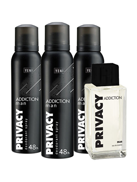 Privacy Man Addiction EDT Parfüm 100ml & Deodorant 3x150ml - S000281428-20063