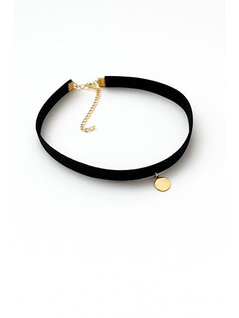 New Obsessions Pul Uçlu Tasma Choker Kolye - S000468510-19351