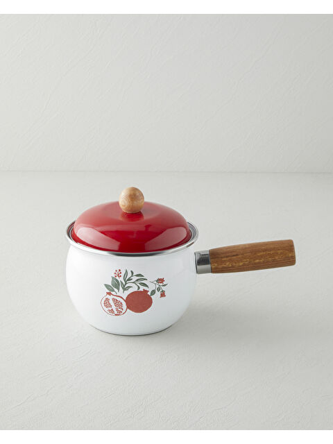 English Home Garnet Emaye Sos Tenceresi 1,6L Kırmızı - S000486746-20045