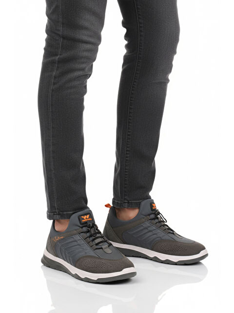 Walkway Füme Elastik Bağcıklı Hafif Esnek Erkek Spor Ayakkabı Dong 2534 M - S000461570-33408