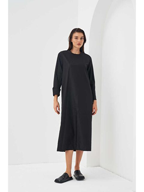 Mevra Uzun Kollu Pamuk Astar Siyah - S000510738-19351