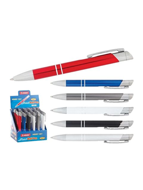 Mikro Basmalı Tükenmez Kalem Mavi 1001ST - S000392968-17234