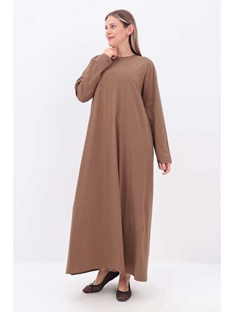 ALLDAY Vizon-Uzun Kollu İçlik Elbise - S000220319-26429