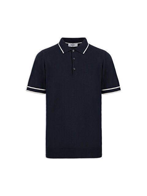 Kiğılı Regular Fit Şerit Detaylı Polo Yaka Triko Tişört - S000530621-29672