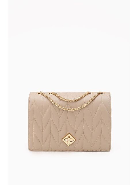 LEVİDOR Vizon Kadın Omuz Çantası 930075 - S000420637-26429