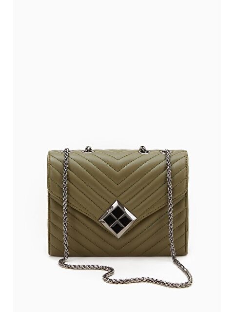 LEVİDOR Haki Kadın Omuz Çantası 930076 - S000420224-18547