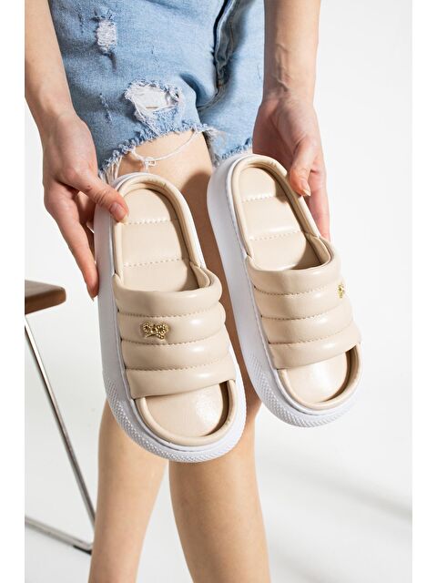 MODAFRATO LOTUS Kadın Terlik Dış Mekan ve Ev Terliği Havuz Deniz Terliği - S000487012-19966