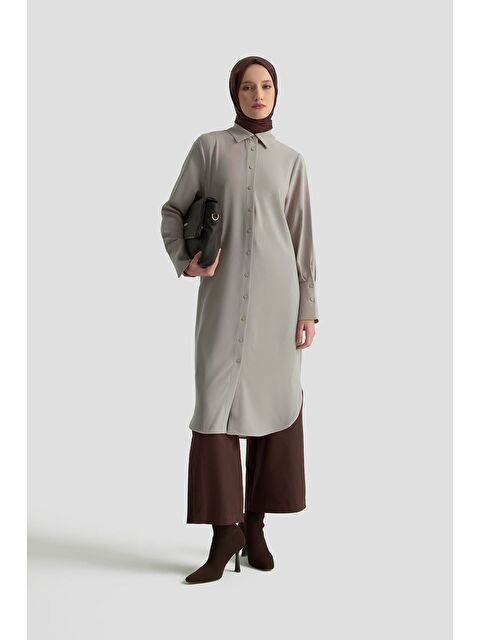 ARMİNE Tunik Elbise 25Kd1017 Bej