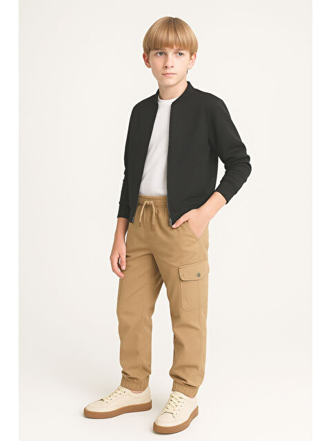 Ahengim Erkek Çocuk Komando Cepli Beli Lastikli Okul Pantolonu AK1000-1-2 - S000422872-19928
