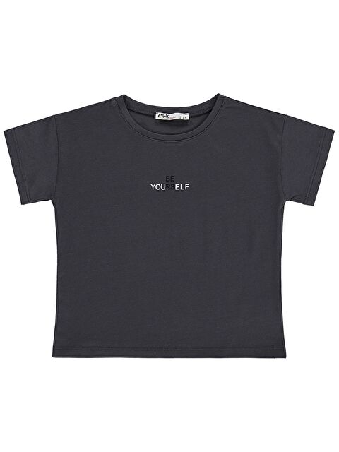 Civil Girls 2-5 Yaş Tişört - Gri