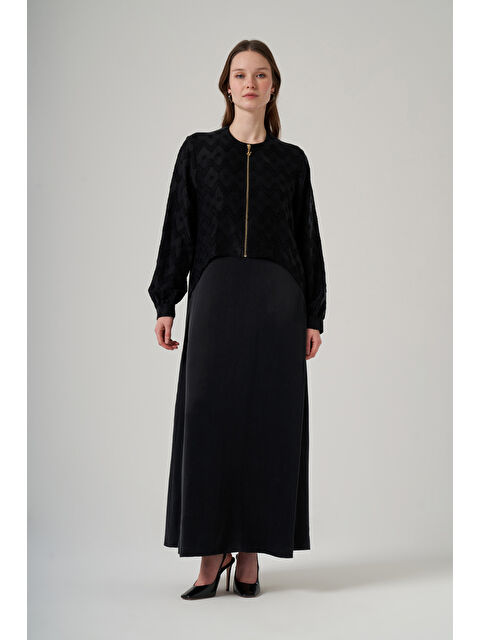 Nuss İç Elbise Ceket İkili Takım 2031 Siyah