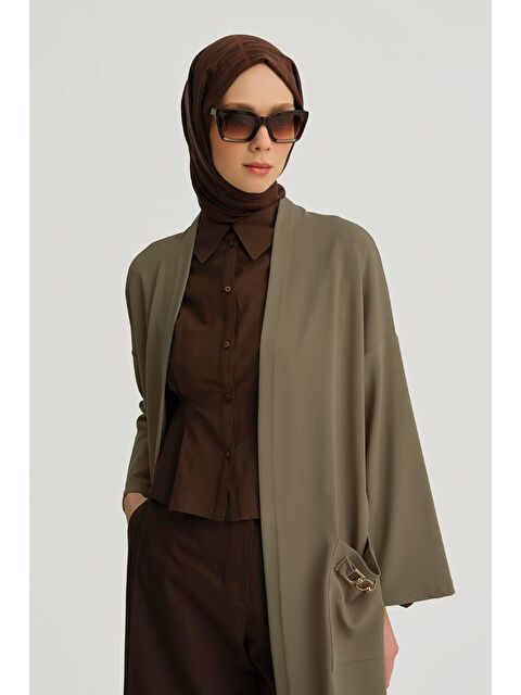 ARMİNE Zincir Detaylı Giy Çık 25Yt521 Haki - S000508448-18547