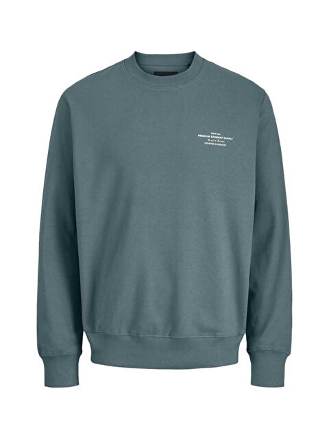 Jack & Jones Premium Jprblachad Pamuklu Relaxed Fit Bisiklet Yaka Sweat 12261386 - S000529775-17234