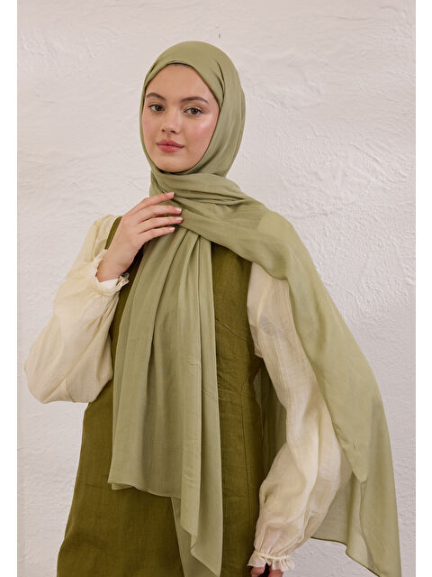 Fresh Scarfs SOFT VİSKON ŞAL HAKİ - S000414328-19294