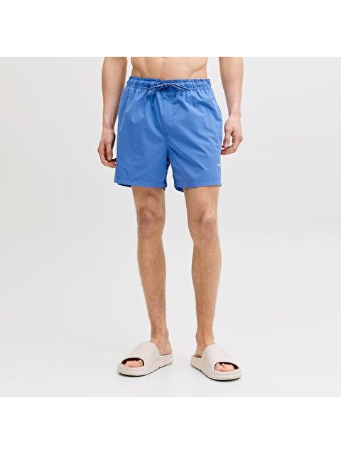 Jack & Jones Jack&Jones Maui Tropic Solid Regular Erkek Mavi Mayo