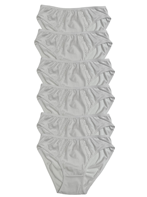 Tolin Kadın 6 lı Pamuklu Modal Dantelli Külot Seti 2174 - S000420188-20063