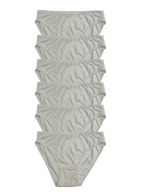 Tolin Kadın 6 lı Pamuklu Modal Dantelli Külot Seti 2174 - S000420188-19966