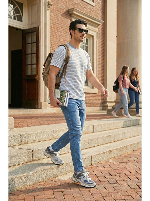 Buratti Pamuklu Slim Fit Normal Bel Jeans 3300C511TOKYO - S000532007-17437